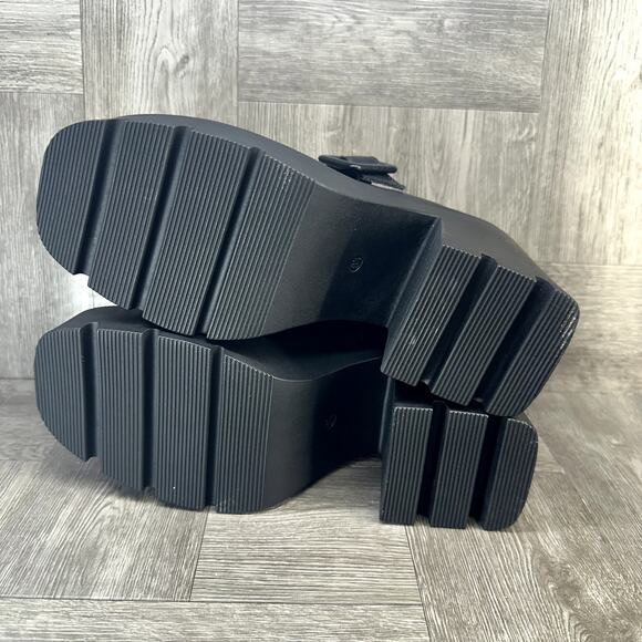 Madden Girl Tripper Platform Mary Jane Block Heel Women size 8.5 Black - Picture 7 of 8